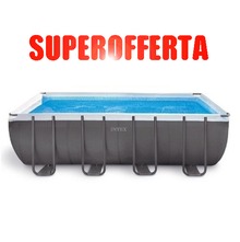 Piscina Fuoriterra Intex Ultra Metal Rettangolare 549 x 274 x 132 con Pompa a sabbia New Technology XTR . Puoi pagare anche in CONTRASSEGNO GRATUITO 