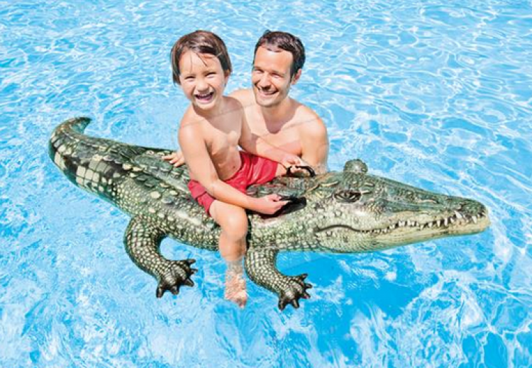 intex 57551, alligatore gonfiabile intex, coccodrillo gonfiabile intex, giochi gonfiabili, 