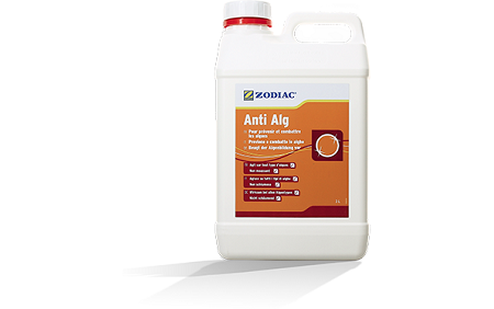 anti alga per piscina, alghicida piscina, zodiac anti alg, cloro per piscina, manutenzione piscina, 