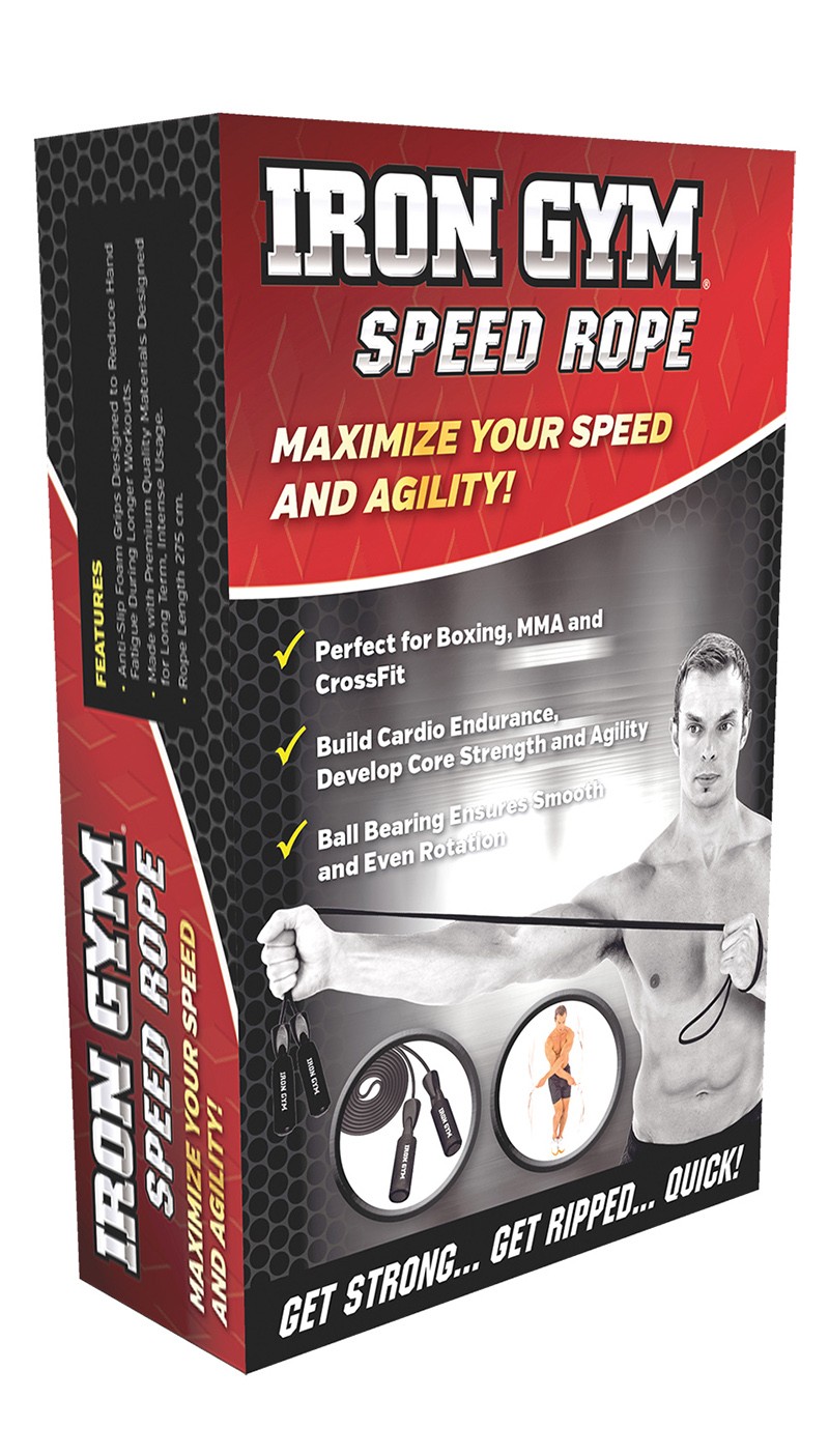 iron gym speed rope, iron gym speed rope nylon,